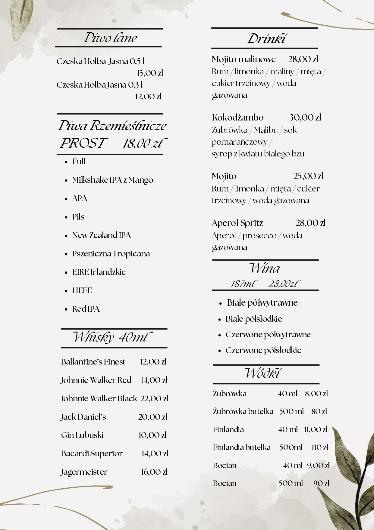 menu 7